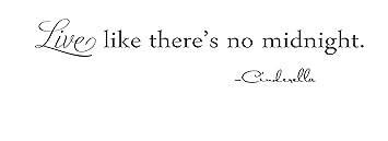 Amazoncom Imprinted Designs Live Like Theres No Midnight