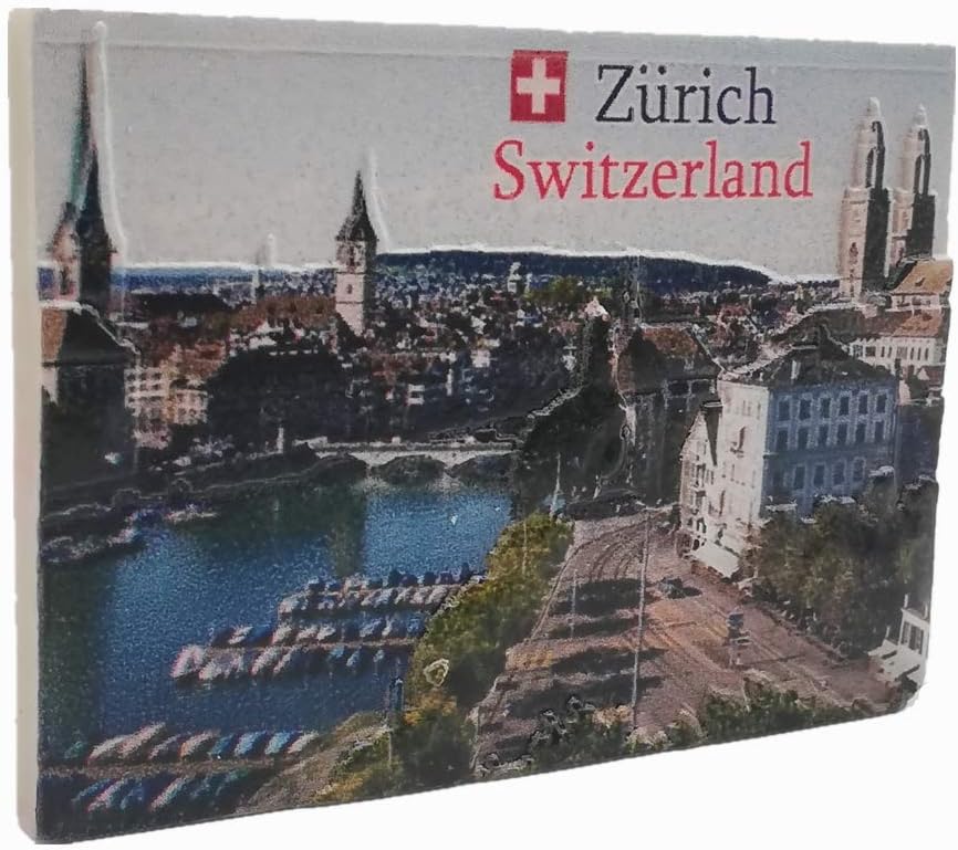 3D Zurich Switzerland Fridge Tourist Souvenir Gift