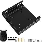 Varghesyla Mount for HP Elitedesk Mini PC Wall VESA and Under Desk Mount with Pen Holder for HP EliteDesk 800 805 705, ProDesk 400 405 600 Mini PC Mounting Bracket