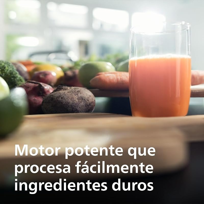 Liquidificador philips viva collection - 800 w, 2l, aplicativo de receitas homeid, orifício extra grande, quickclean (hr1856/70) — foto 6 de 7