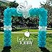 LAttLiv PartyWoo Balloons 100 Pack 12 Inch White & Tiffany Blue Balloons + 25m Free Ribbon Wedding Decorations Birthday Decoration Baby Shower Kids Party Supplies,3.2g