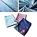 yoohome Yoga Towel Non-Slip Diamond Shape Design Microfiber Soft-Perfect Absorb Sweat for Fitness, Hot Yoga, Pilates & Outdoors