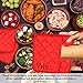 Vila Potholder with Pocket, Protects Your Hands from Kitchen Burns, Little Storage Space to Keep Things, Heat-Resistant Thick Lining, Cooking Food & Treats for Pets, Dog, Cat, Ferrets