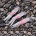 20pcs/lot 7.5cm Octopus Lures Glow in Dark Luminous Bulb Squid Skirts Soft Trolling Lures Bait Fishing Tackle Saltwater