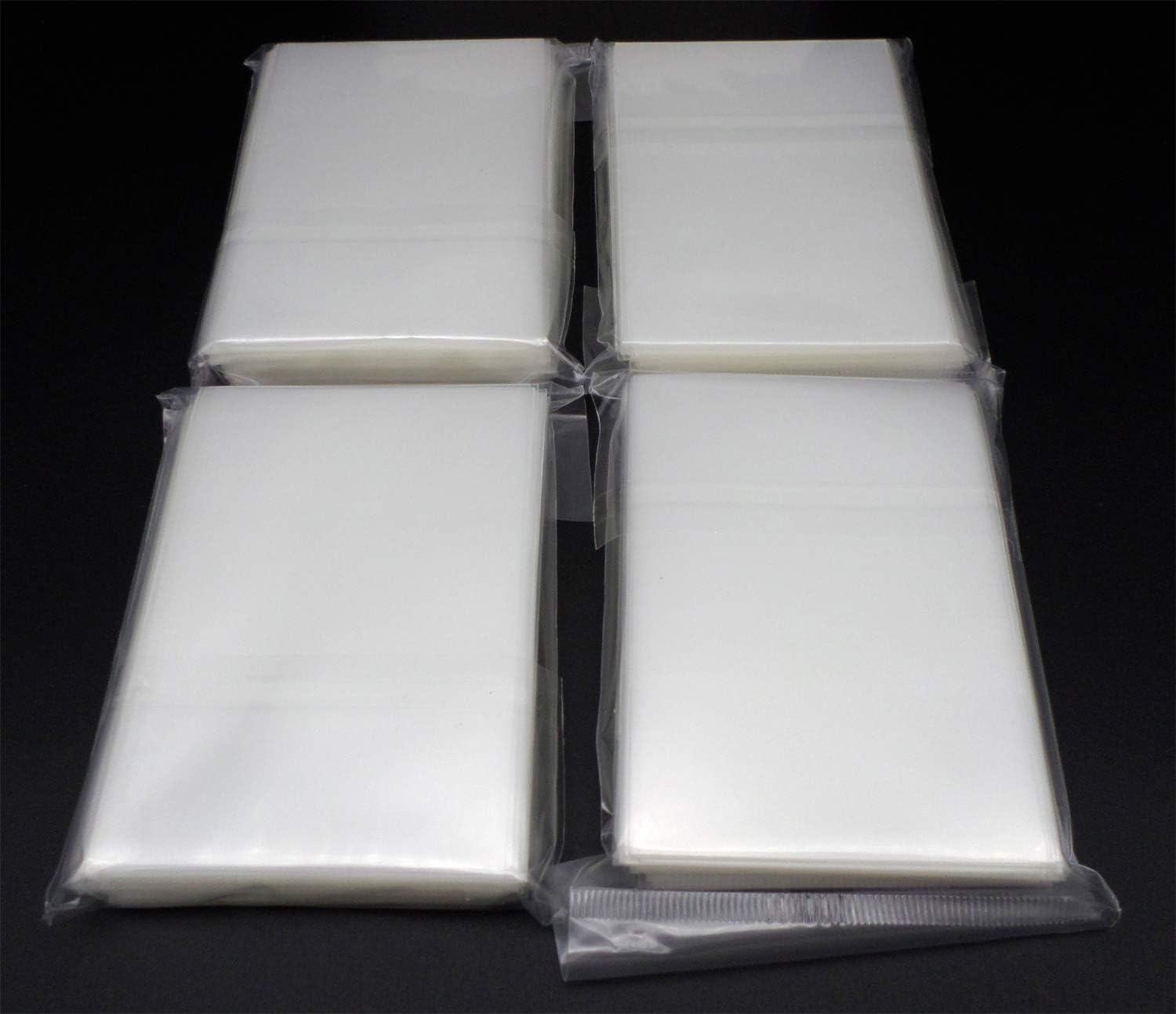 docsmagic.de 60 Mat Clear Card Sleeves Small Size 62 x 89 - YGO CFV - Mini, 4 x 60 Mat
