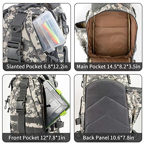 Ghosthorn Fishing Tackle Backpack Storage Bag Outdoor Shoulder