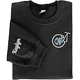 IZI POD Personalized Embroidered for Nurse Black, RN LPN APRN CNA, Embroidered Sweatshirt For Nurse, Nursing Student