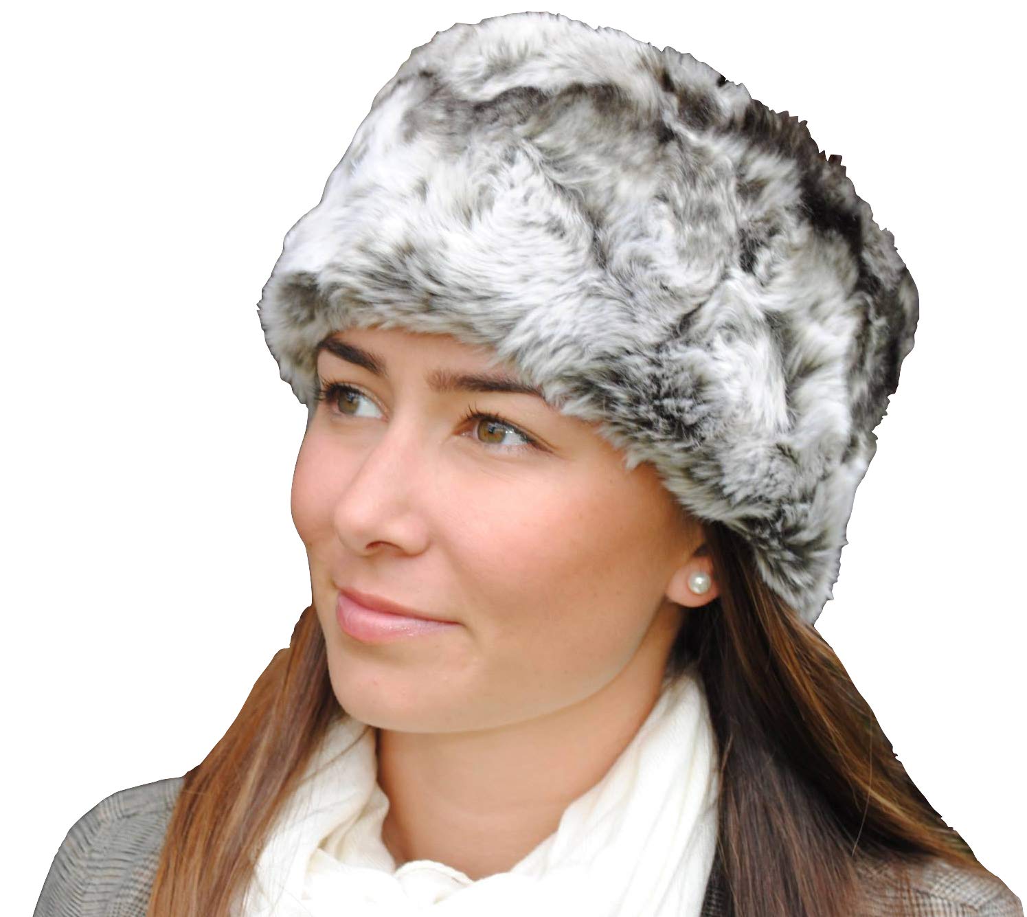 Womens Faux Fur Headband Winter Ear Warmer Earmuff Hat Ski