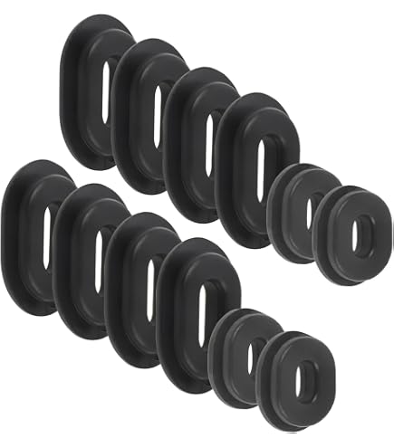 12-Pack Side Cover Rubber Grommet Set For Honda CB/CL/SL/XL100, CB550F, CB750, CB500K – Pre-Drilled, Black, 2 Sets