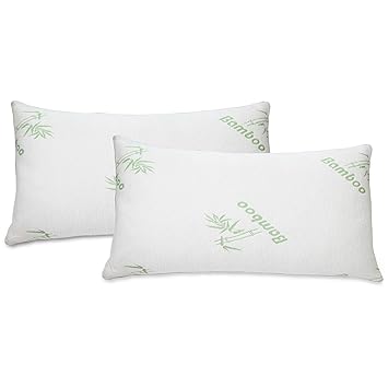 Buy Bamboo Pillow Memory Foam Hypoallergenic Cool Comfort New By