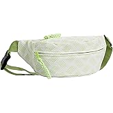 eYLun Women Crossbody Bag Fanny Pack Casual Fashion Waist Bag Chest Bag Adjustable Waist Pack for Travel Walking Running Hiking Cycling Green