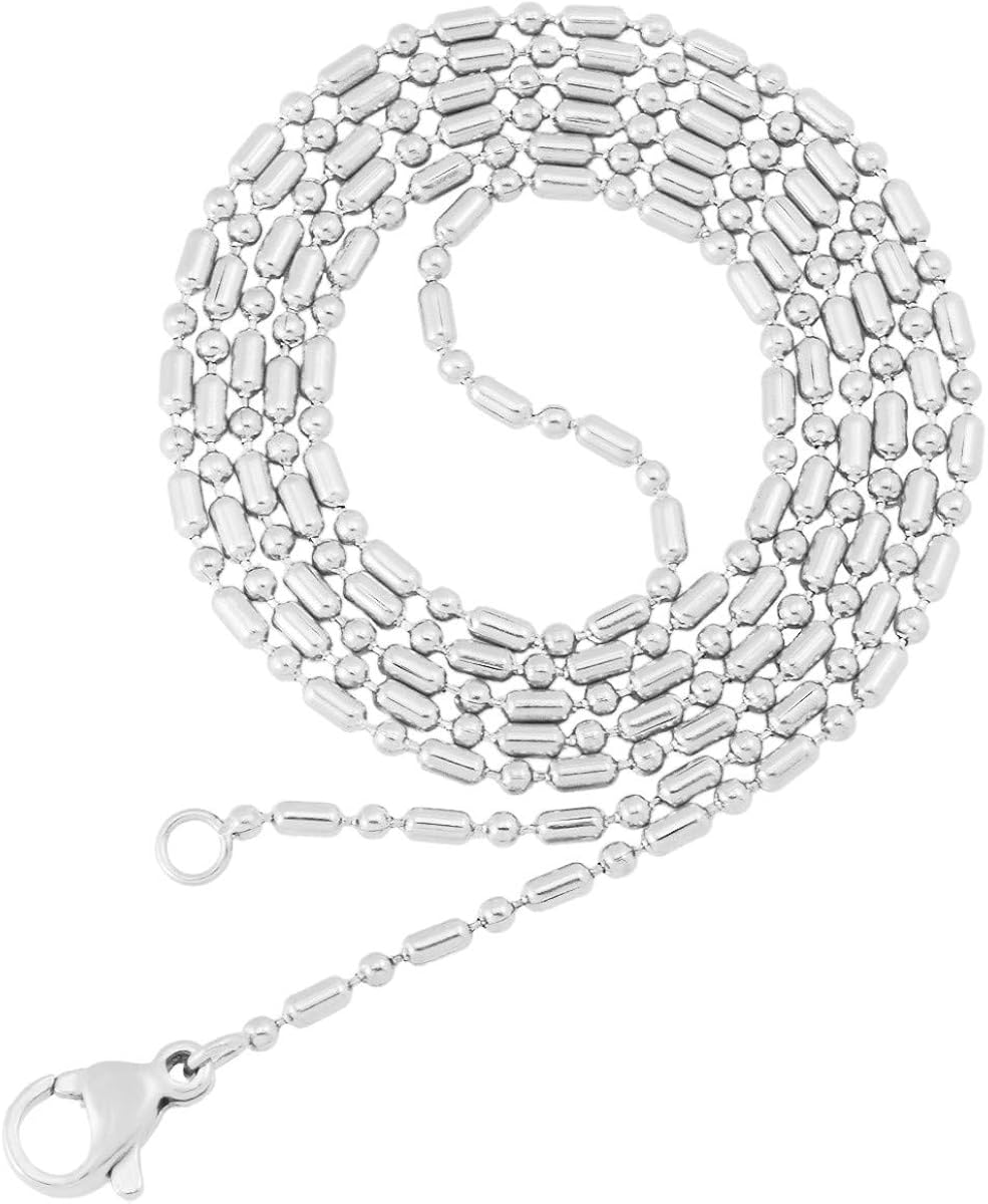 Nupuyai Rock Crystal Tree of Life Lucky Coin Pendant Necklace for Women Men Protection Crystals Donut Stone Pendant with Chain - Image 5