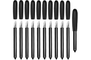 10PCS Deep Cut Blades, AUNKZL Replacement Deep Point Blades Compatible with Explore Air One/Air/Air 2/ Air 3 / Maker/Maker 3 Cutting Machines Cut Materials Up to 1.5mm Thickness, Personalized Crafts