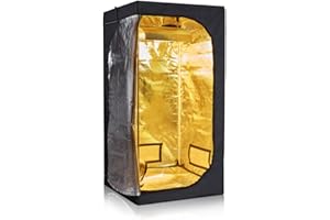TopoGrow Multiple Sized Indoor Grow Tent 32"X32"X63" Hydroponic Plant Growing W/Plastic Corners