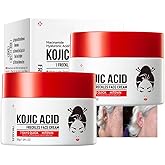 Kojic Acid Cream, Face and Body Gel, Dark Spots, Melasma | Natural Ingredients, Moisturizing and Mild Effect 2pcs acido kojico