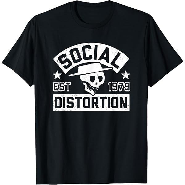 Social Distortion ロンT XL 墨黒 袖プリ スカリー 00s Amazon.com: Official Social Distortion Torn Logo T-Shirt