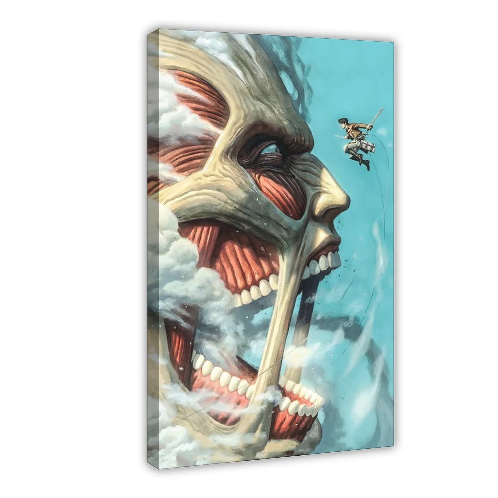 Anime Poster Attack On Titan Season 4 Levi Ackerman Canvas Poster Wall Art Decor Print Picture Paint