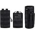 ANJINU Molle Water Bottle Holder, Water Molle Attachments, Molle Water Bottle Pouch, Tactical Backpack Attachment Pouches