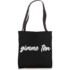 Gimme Ten 10 Island Love Melanie Funny Quote Television Show Tote Bag