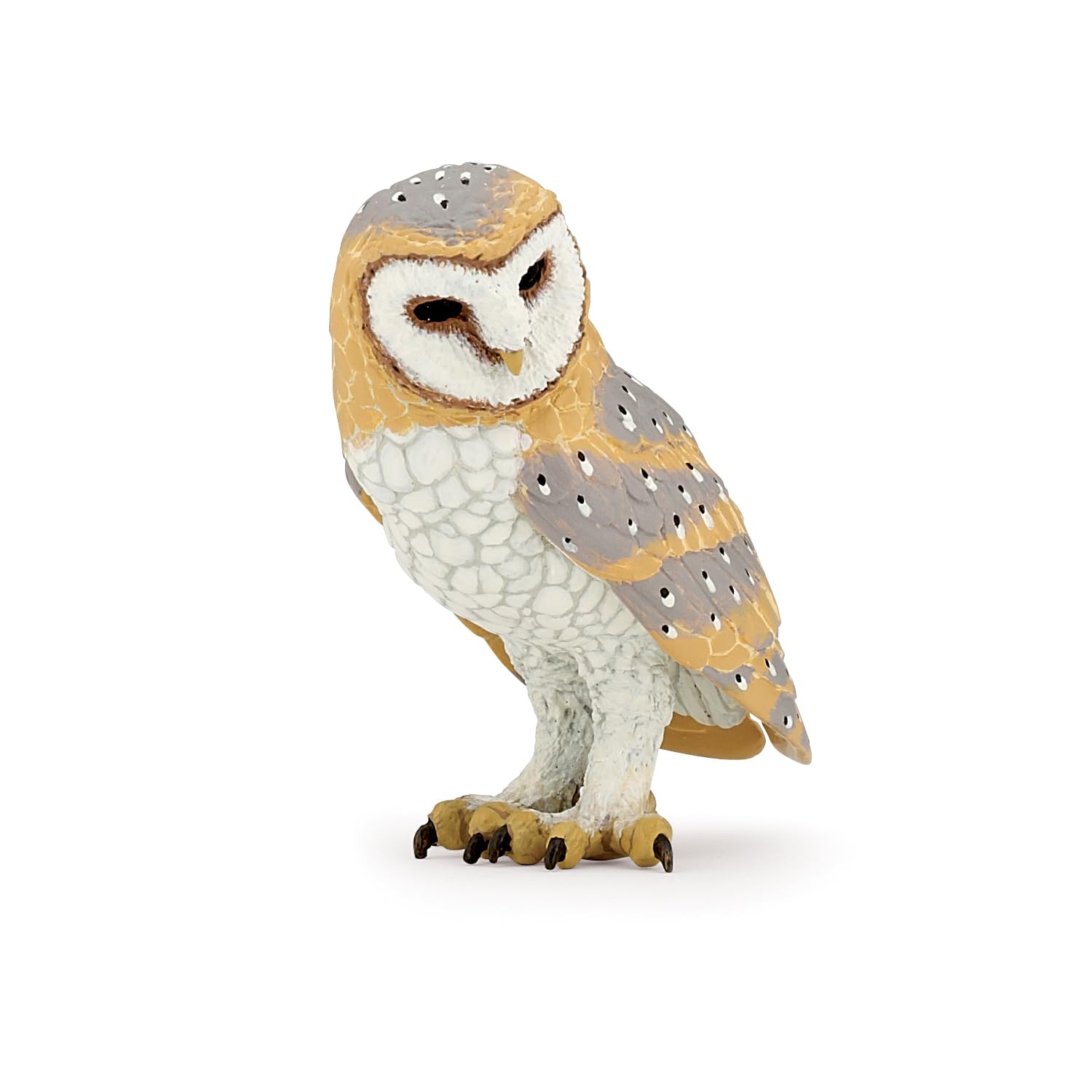 Papo - Realistic Barn Owl Figure Toy for Kids - Ages 3+ - Wild Life Collection - Educational Play Night Observation - Gift Idea Toy for Girls and Boys - 6.3 Cm X 3.5 Cm X 6.5 Cm