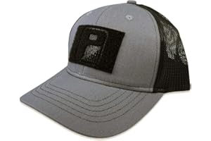 P PULLPATCH Kids/Youth Pull Patch Tactical Hat | Curved Bill Snapback Trucker Cap | 2x3 Inch Loop Surface for Morale Hook Patches