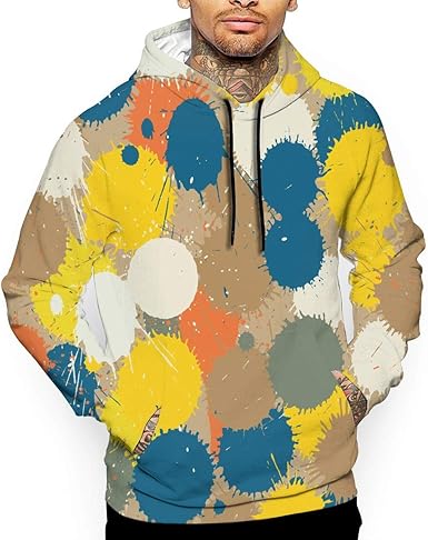 paint drip hoodie amazon