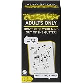Mattel Games Pictionary Adults Only Party Drawing Game with Silly Sketches &amp; NSFW Clue Cards, Boards, Markers &amp; Sand Timer