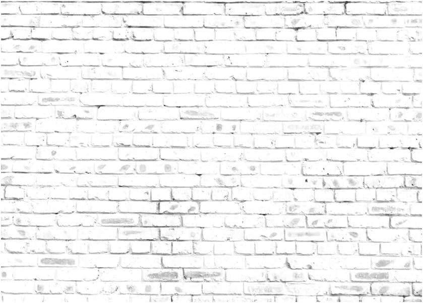 Aisnyho White Brick Wall Backdrop Vintage Retro Backdrops Background ...