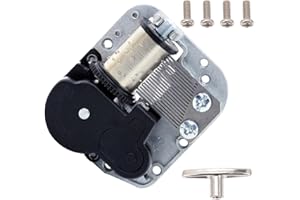 DIYEAH Musical Box Mechanism Movement Kit Wind-Up Function for DIY Music Box Crafting and Making