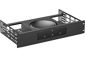 ynVISION.DESIGN Custom Rack Shelf Compatible with SONOS AMP | Rack Mountable | 11 inch Deep Shelf with Back Bar (1)