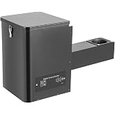 Pellet BBQ Smoker Hopper Assembly Kit, 250W 110V Electric Wood Pellet Smoker Grill Part Pellet Smoker Conversion Kit with Digital Temperature Controller for BBQ Smoke Bake Roast Braise Grill