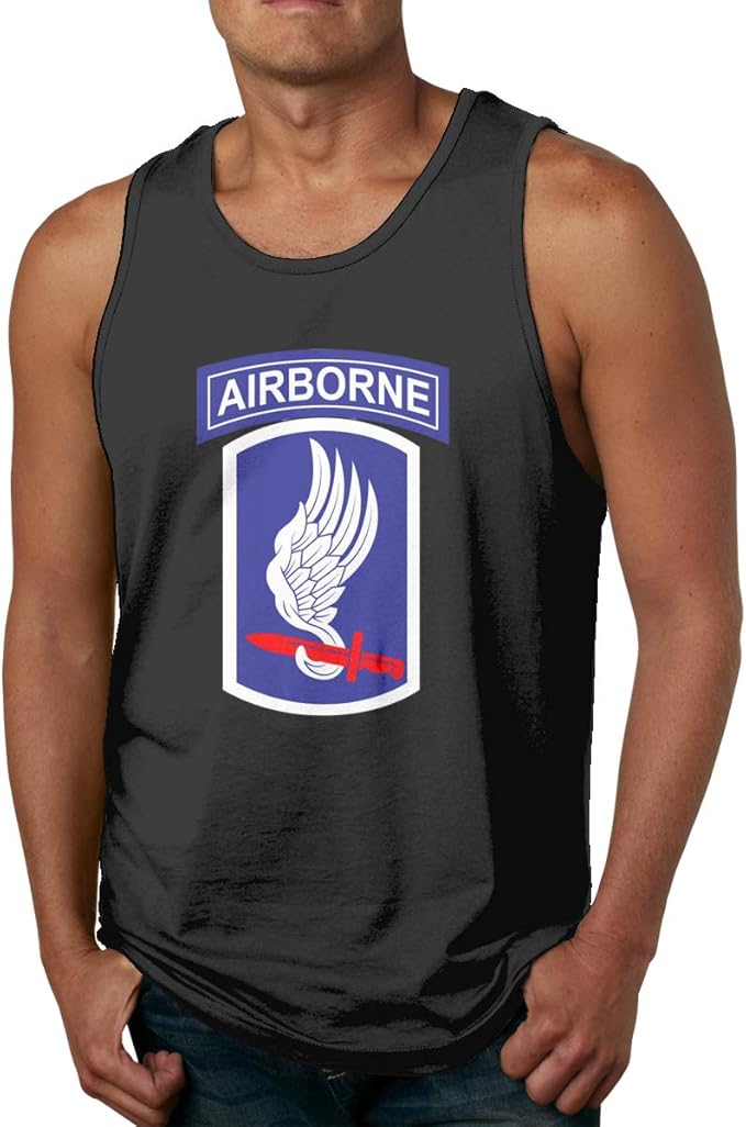 Mrscsefid Army 173rd Airborne Brigade Logo Men Comfortable Vest Fashion