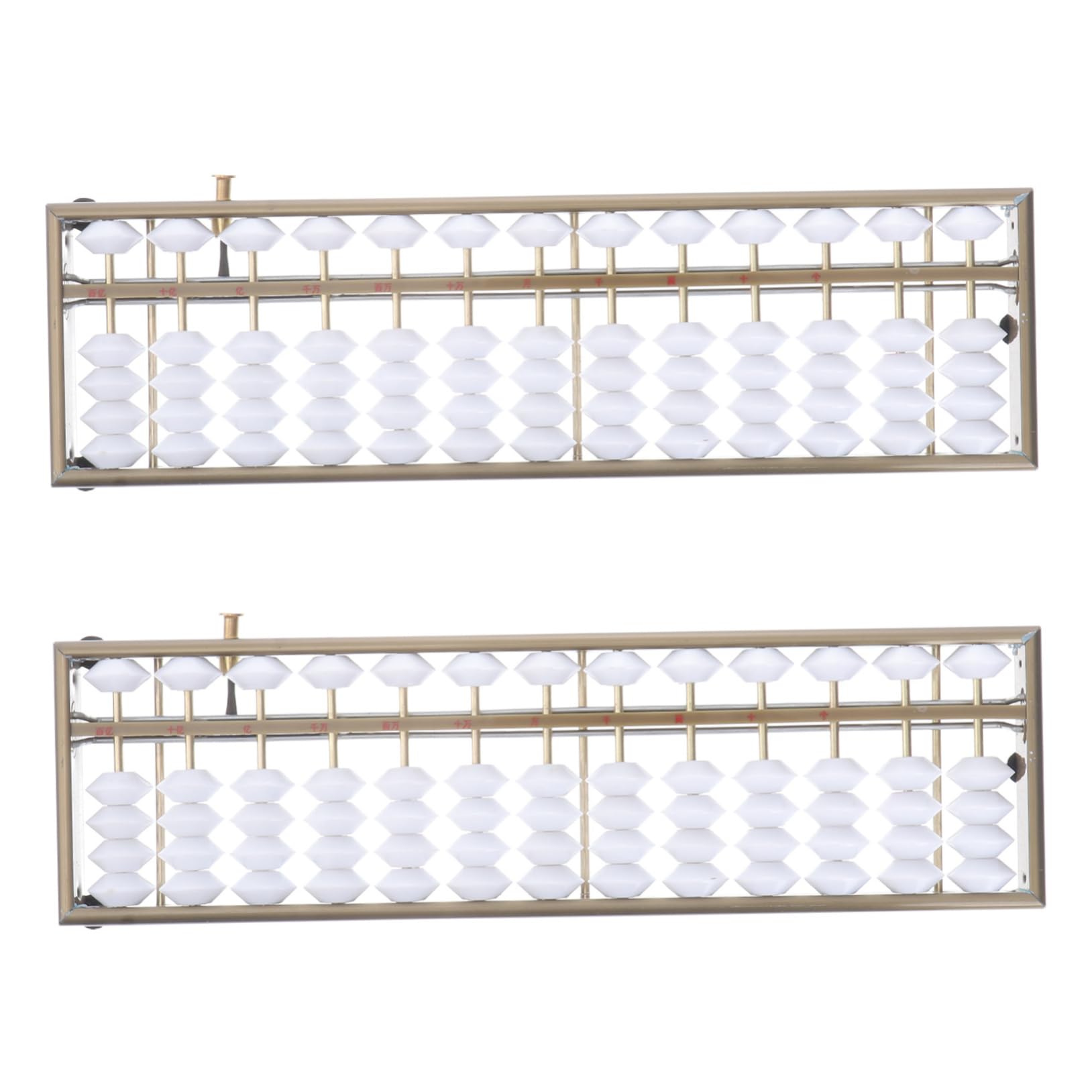 Photo 1 of NUOBESTY 2 Pcs Abacus Kid Educational for Toddler White Aluminum Alloy