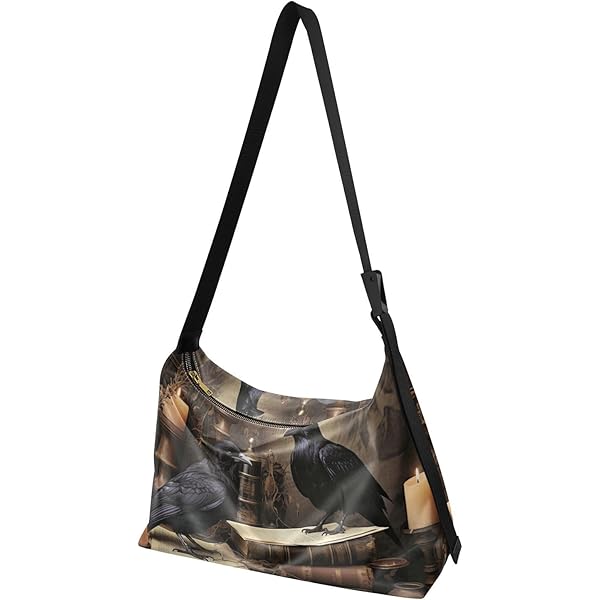 KYZSXZ Raccoon Vintage Shoulder Bag Leather Large Capacity