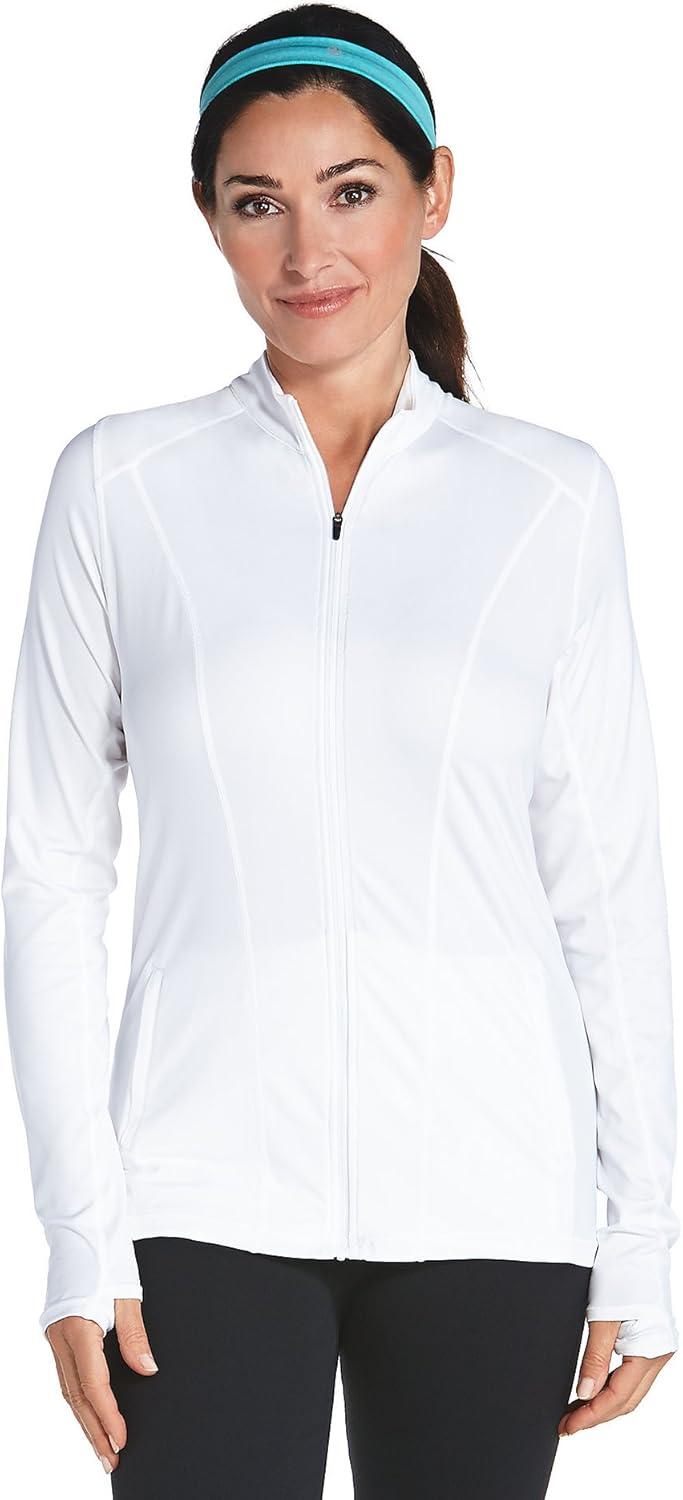 Coolibar UPF 50+ Women's Athletic Jacket Sun Protective at Amazon