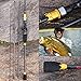 Sougayilang Spin-Casting Fishing rods,Ultra Light,24-Ton Carbon Fiber,Portable Travel Fishing Poles for Freshwater Saltwater.6.9FT Gold CATING
