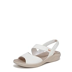 LifeStride Women's Cheerful Sandal Bright White 7.5 M