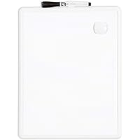 U Brands Contempo Magnetic Dry Erase Board, 11 x 14 Inches, White Frame