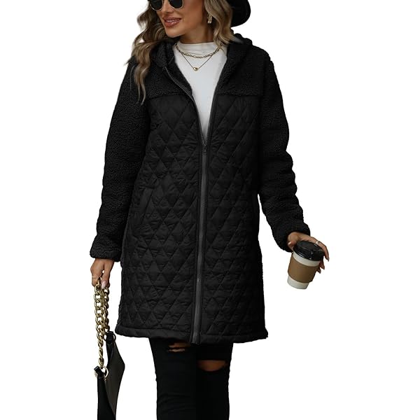 Womens Winter Coats Plus Size Long Sherpa Jackets Casual Plus Size