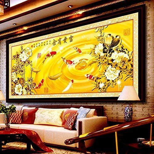 Cross stitch, flower, fish, Chinese style, C0159