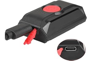 BiPawTi Type-C Rechargeable Battery Pack Compatible for Most Light Up Dog Harness Charging Accessories - 230mAh, Black