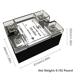 MAKERELE Solid State Relay Module SSR,Single Phase