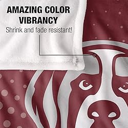 Aquinas College Blanket, 60"x80" Logo Dots Silky