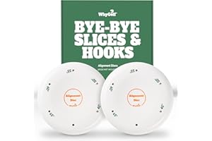 WHYGOLF Alignment Discs & Padded Golf Alignment Rods – Versatile Golf Training Aid for Swing Plane, Path, Posture & Setup – Easily Adjust Angles for Better Accuracy – Includes 2 Discs & Rods