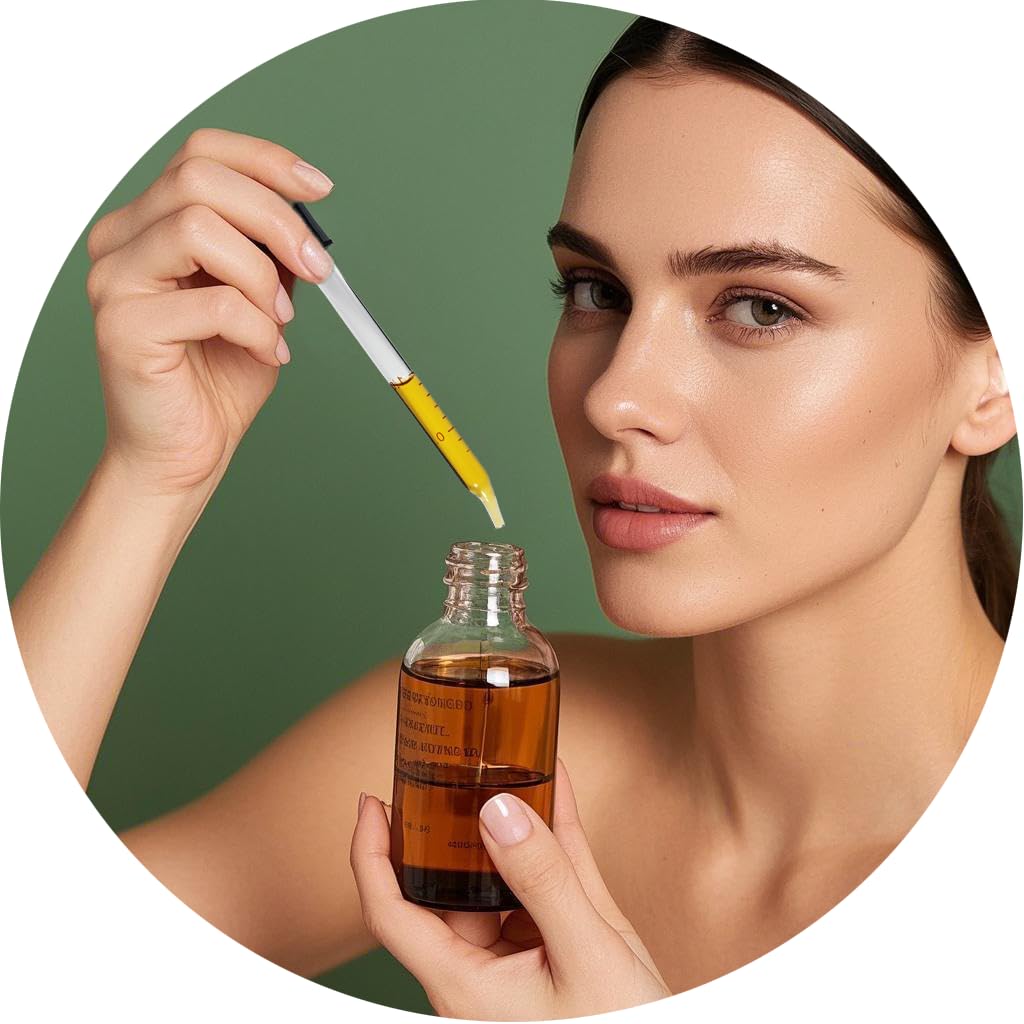 6 PCS 1 mL Glass Eye Droppers with Clean Brush for Essential Oils, Lab, Health Care, Crafts - Glass Dropper, Eye Dropper, 1mL Pipettes Dropper, Medicine Dropper