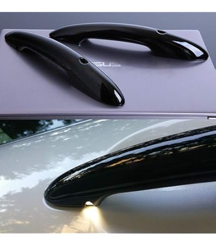Be In Your Mind Couvercle Poignée Porte Mini Cooper F55 F56 2013-2019 – Capuchon Serrure Chrome Élégant Et Protecteur