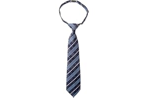Retreez Tartan Plaid Styles Woven Microfiber Pre-tied Boy's Tie