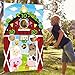 Farm Animals Toss Game with 3 Nylon Bean Bags, Indoor and Outdoor Farm Animals Party Game for Kids and Adults, Farmer Theme Birthday Party Decorations and Supplies