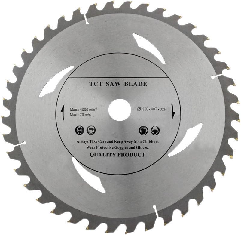 Top Quality Circular Saw Blade (Chop Saw) 350mm x 32mm x 40T for Wood