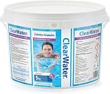 Clearwater Chlorine Granules 5 kg for Pool & Hot Tub Disinfection